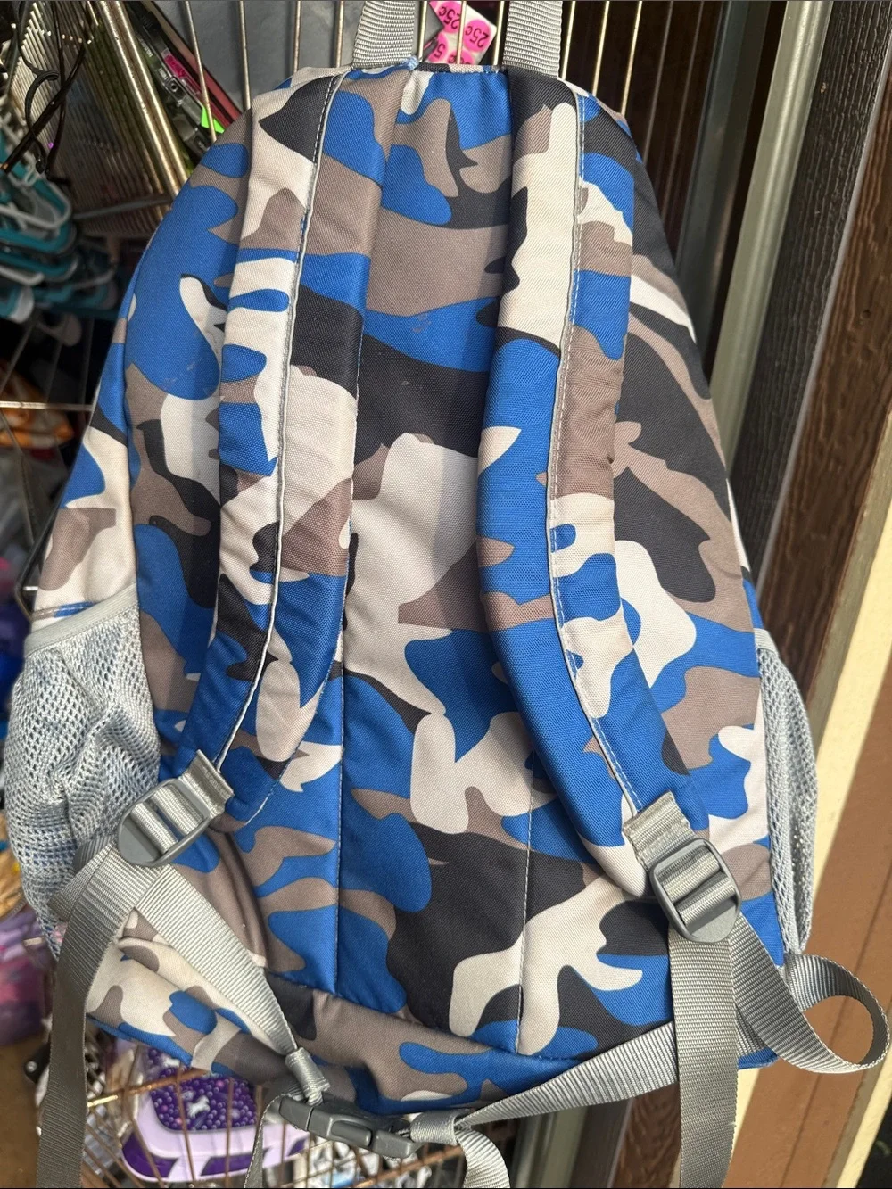LL Bean Deluxe Bookpack IV Laptop Bag 37L Backpack Vintage Ocean Camouflage